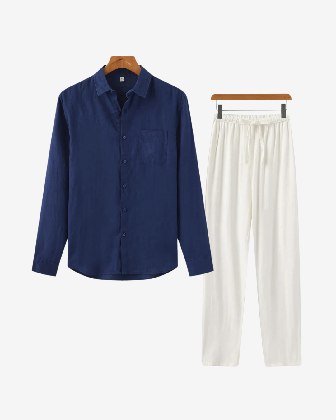 Linen Combo (Blue Shirt)