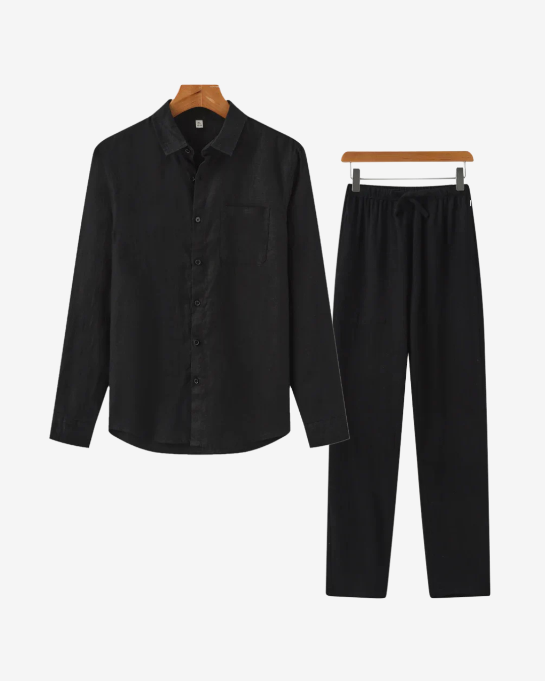 Linen Combo (Black Shirt)