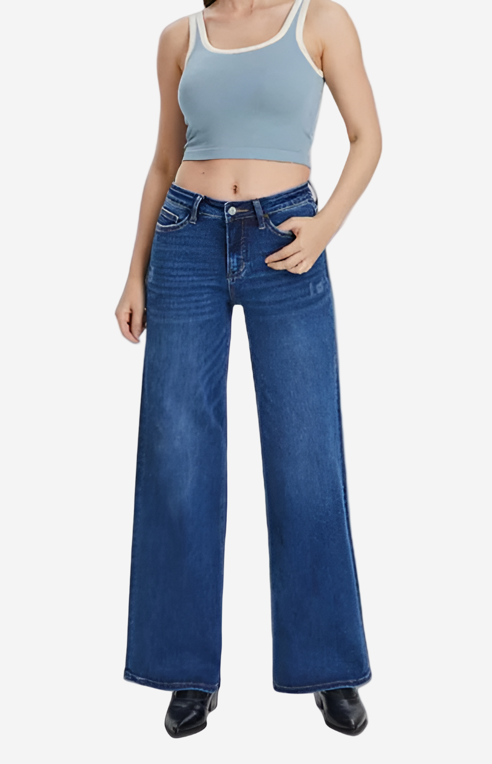 Skyline Wide-Leg Jeans