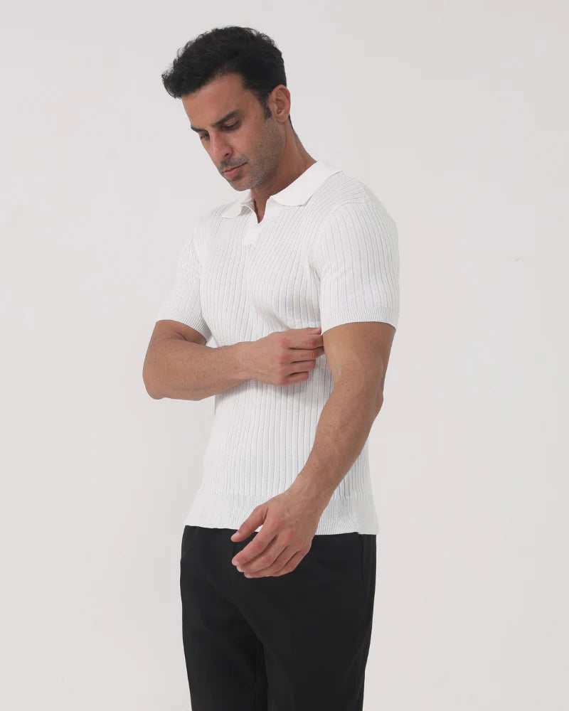 Premium Ribbed Polo