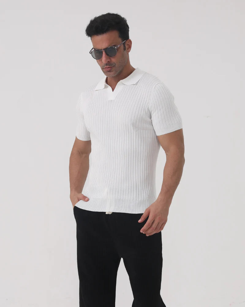 Premium Ribbed Polo