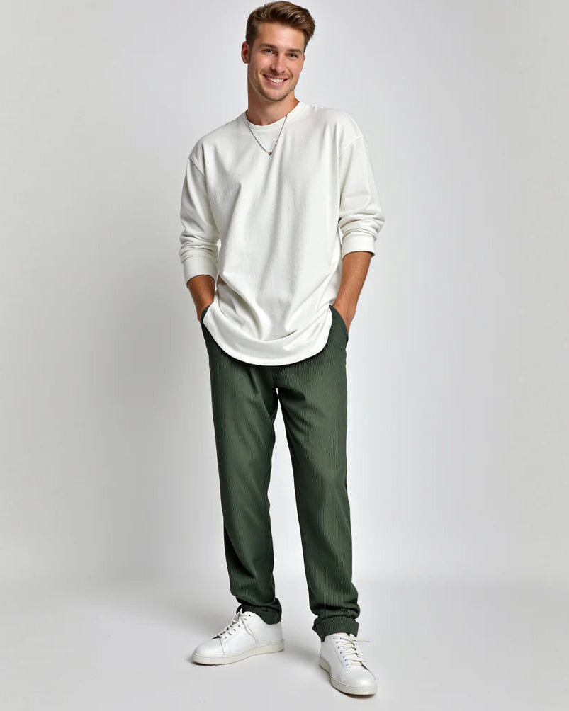 Poedagar Relaxed Knit Pants