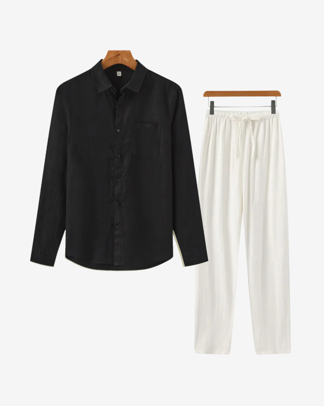 Linen Combo (Black Shirt)