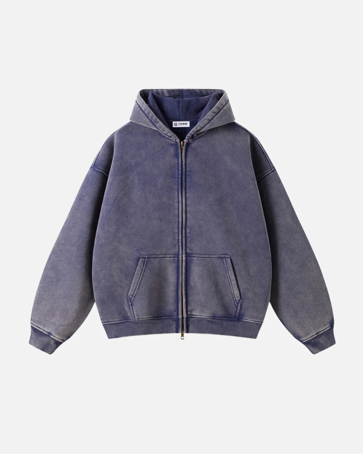 Poedagar Essential Zip Hoodie