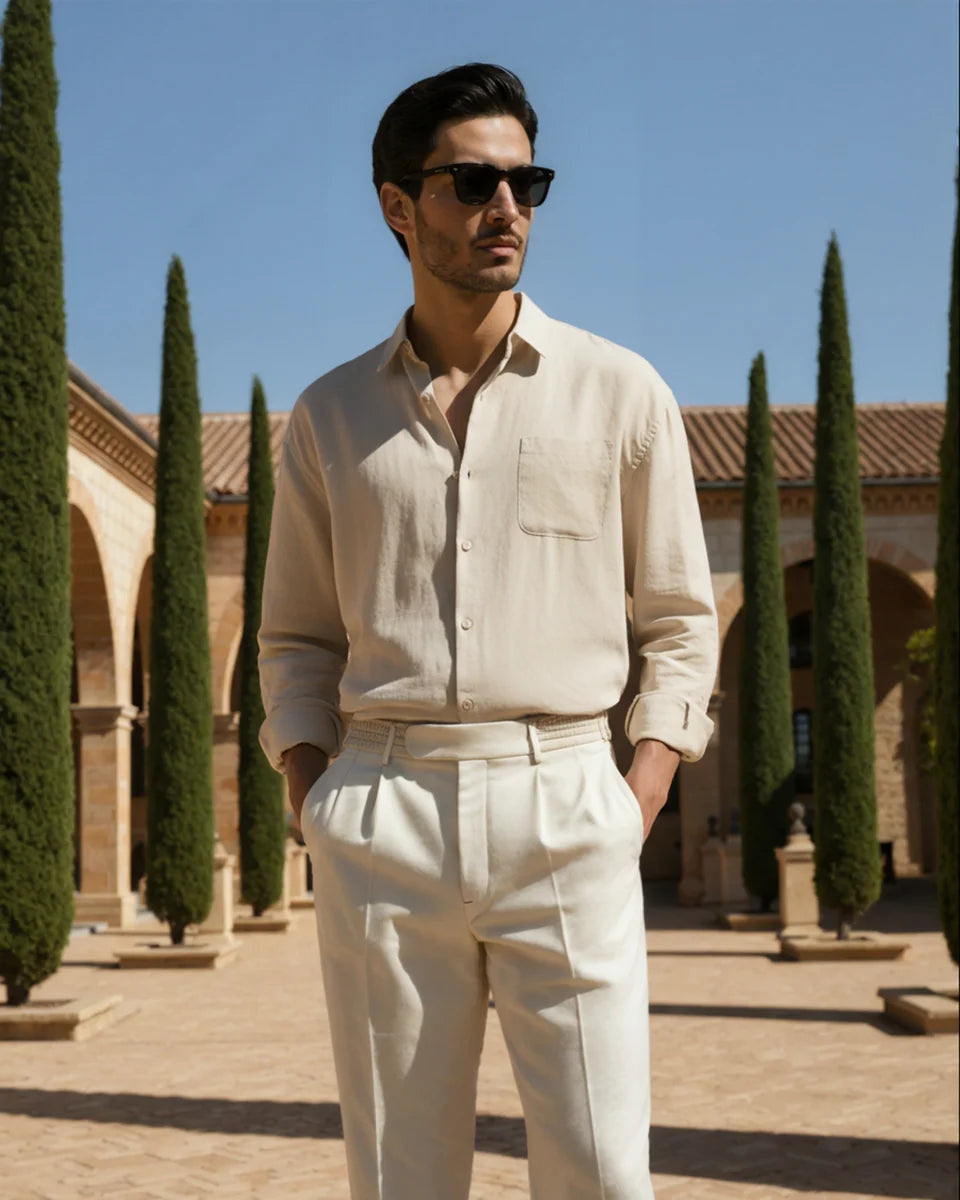 Poedagar 100% Linen Shirt