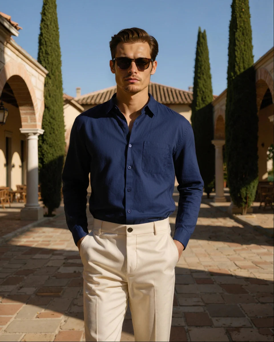 Poedagar 100% Linen Shirt