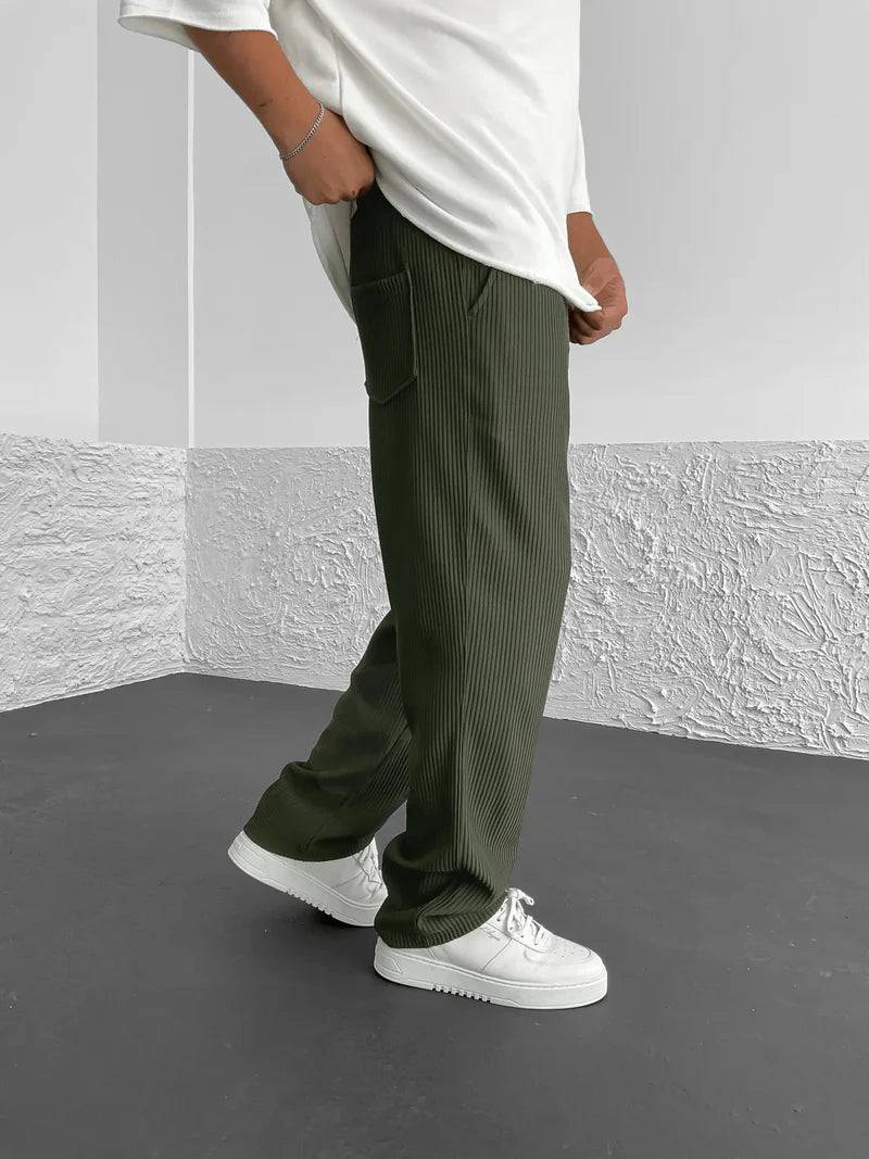 Poedagar Relaxed Knit Pants